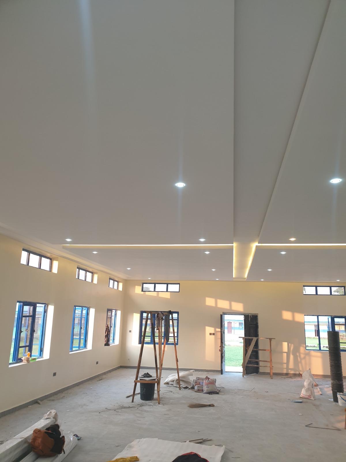 NAOWA Hall — Interior Finishing & POP Lighting — photo 3